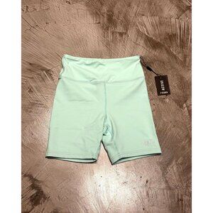 LAHANA ACTIVE WOMEN'S MINT GREEN  'ARCHER' BIKER SHORT / SMALL / ATHLEISURE / NW